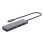 Hub DLH 5 ports 10 Gbps USB-C DY-TU5200 avec câble 16 cm 100 W gris