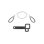 Cavo antifurto Compulocks RTM01 Nero Argento per tablet