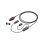 Câble HP Poly Y avec casques numériques à verrouillage QD 2,13 m