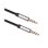 Câble audio DLH DY-TU5083B 3,5mm mâle à 3,5mm mâle 2 m noir