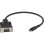 Seriendatenkabel Vision TC-USBCSER/BL USB-C nach RS-232 Schwarz 170 mm