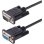 Cable Série RS232 Null Modem 3m StarTech DB9 Mâle à Femelle Blindé