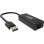 Tarjeta de red Vision TC-USBETH/BL USB Ethernet 10/100 Mbps negra