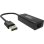 Tarjeta de red Vision TC-USBETH/BL USB Ethernet 10/100 Mbps negra