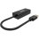Tarjeta de red Vision TC-USBETH/BL USB Ethernet 10/100 Mbps negra
