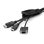 Organizador de Cables en Espiral StarTech 45mm x 2,5m Negro