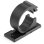 StarTech Kabelclips selbstklebend schwarz 17mm 100 Stück