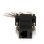 Adaptador Modular StarTech DB9 a RJ45 Macho a Hembra Negro