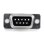 Adaptador Modular StarTech DB9 a RJ45 Macho a Hembra Negro