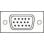 Cable VGA Uniformatic 12022 1,8 m Negro Macho/Macho