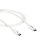 Cable Thunderbolt 3 StarTech 1 m 20 Gbps 100W PD 4K Blanc