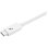Cable Thunderbolt 3 StarTech 1 m 20 Gbps 100W PD 4K Blanc