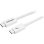Cable Thunderbolt 3 StarTech 1 m 20 Gbps 100W PD 4K Blanc