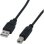 Cable USB 2.0 A/B MCL 2 m Negro Macho/Macho