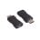 Cambiador de cables DLH DY-TU2706B USB-C a Micro USB Negro