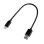 Câble USB DLH DY-TU4850B 0,3 m USB A vers USB C Noir