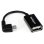 Câble adaptateur Micro USB à angle droit vers USB OTG StarTech 12 cm