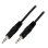 Cable audio MCL jack 3.5mm macho a macho 5 m noir