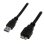 Cable USB 3.0 MCL 1,8 m Micro-USB B à USB A Noir