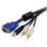 Cable KVM 4 en 1 USB VGA con Audio y Micrófono StarTech 1,8 m