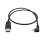Cable Micro USB StarTech 0,5 m acodado a la izquierda para carga y sincronización