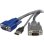 Cable KVM USB 2 en 1 Ultra Delgado StarTech 1,8 m VGA y USB