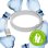 Cable Lightning DBRAMANTE1928 USB A 1,2 m Blanco conector recto