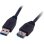 Cable USB 3.2 Gen 1 MCL 1 m Macho/Hembra Negro