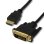 Cable HDMI à DVI-D MCL 2 m Macho à Macho Noir