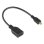 Cable adaptador HDMI Micro a HDMI Estándar DLH 0,16 m Negro
