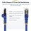 Cabo de Rede Ethernet CAT8 StarTech 2m Azul Snagless 25G/40G 2000MHz PoE++