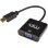 Adaptador de cable de vídeo MCL CG-287C2 HDMI a VGA + Audio 0,2 m