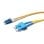 Cable fibre optique Uniformatic 20 m OS2 LC à SC bidirectionnel