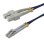 Cable fibre optique MCL 0,5 m OM4 duplex SC à LC