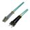 Cable de fibra óptica MCL 15 m LC/ST OM3 duplex multimodo