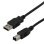 Cable USB 2.0 MCL 5 m USB A/USB B Noir