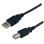 Cable USB 2.0 MCL 5 m USB A/USB B Noir