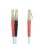 StarTech 25m Multimode LC/UPC zu LC/UPC OM4 LSZH Glasfaserkabel