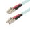 Cable de fibra óptica StarTech 20m multimodo dúplex LC/UPC a LC/UPC OM4 LSZH