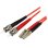 Cable de fibra óptica StarTech 1 m LC a ST multimodo OM2 LSZH