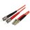 Cable de fibra óptica StarTech 1 m LC a ST multimodo OM2 LSZH