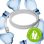 Cavo Lightning USB-C DBRAMANTE1928 1,2 m Bianco maschio