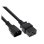 Câble d'alimentation DLH DY-WU5274 2,5 m IEC C14 à IEC C19 10 A Noir