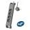 Multiprise MCL SPN3140A/19 4 prises avec protection et interrupteur 2 m gris