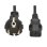 Câble d'alimentation Eaton P054-01M-EU 1 m CEE7/7 vers IEC C13