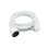 Multiprise DLH DY-WU3085W 1 prise 5 m avec protection et terre blanche