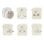 Adaptateur de prise universel DLH DY-WU1307 blanc 2500W