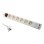 Multiprise DLH DY-WU2941W 6 prises 2 USB avec interrupteur 1,4 m blanc