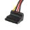 Câble d'alimentation Molex LP4 à double SATA StarTech 30 cm avec verrou