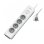 Multipresa MCL SPN7040WA/19 4 prese con protezione e interruttore 2 m